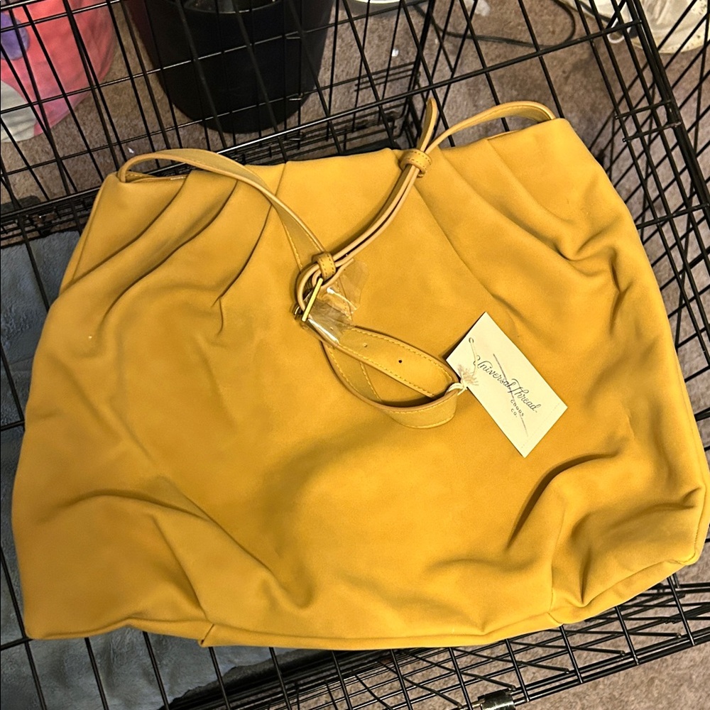 Universal Thread Goods Co. Mustard Yellow Shoulder Bag